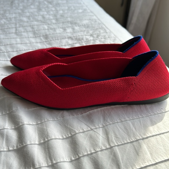 Rothy’s The Point Red flats, women’s 7.5, EUC - Picture 14 of 14